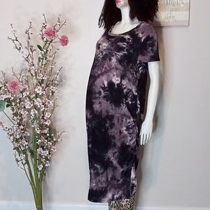 Maternity shirt sleeve dress